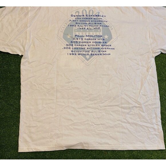 Vintage Baseball shirt mens extra large white hall of fame paul molitor 30 - Picture 8 of 10